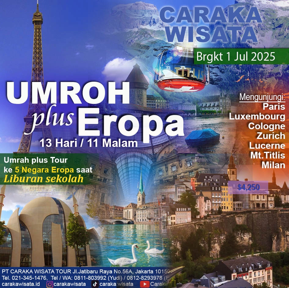 Paket Umroh Eropa Paket Umroh Eropa